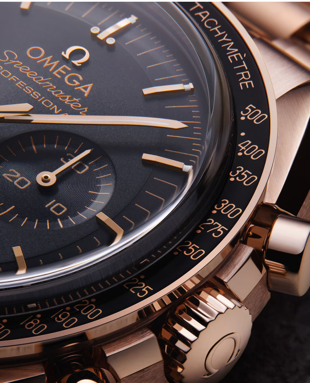 Omega Speedmaster Moonwatch Professional 42MM Sedna Gold Co-axial Master Chronometer Chronograph